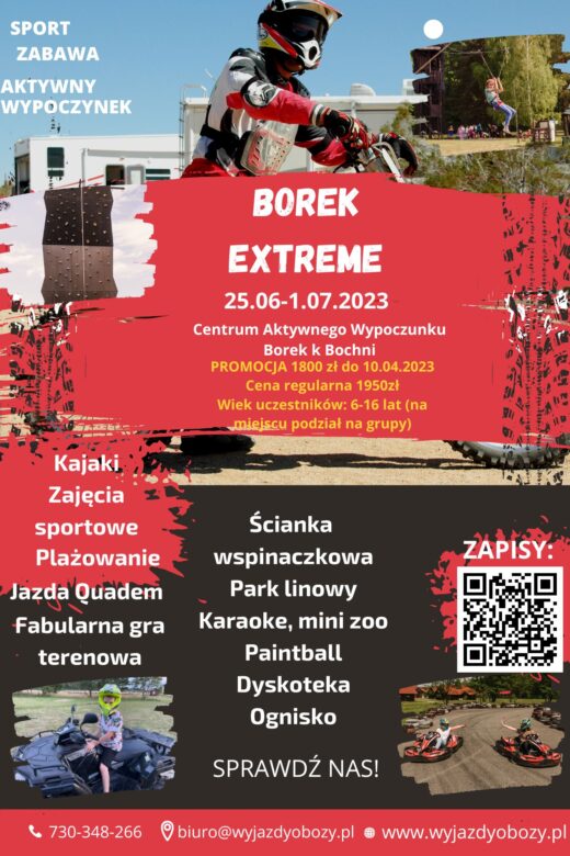 Borek Extreme lato 2023